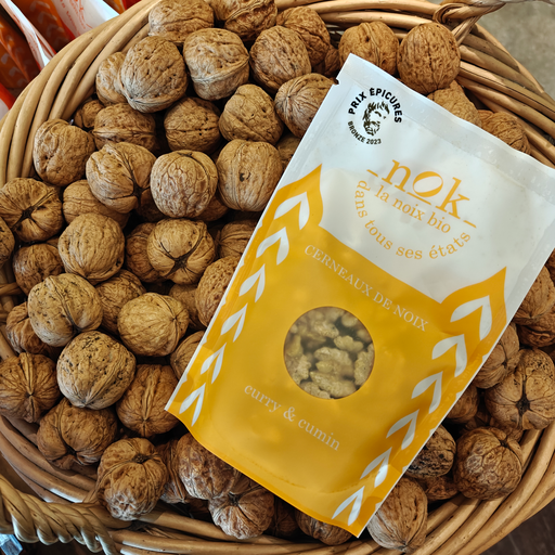 Walnut kernels - Curry & Cumin BIO (100gr)