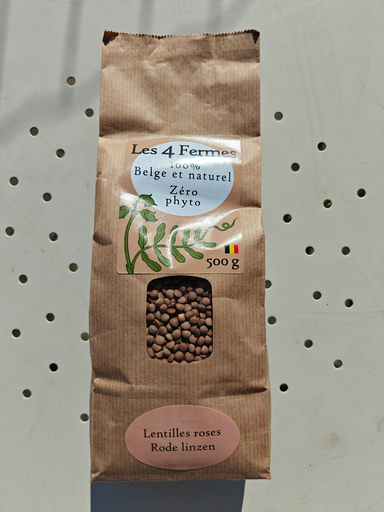 Lentils  - coral (pink) BIO (500gr)