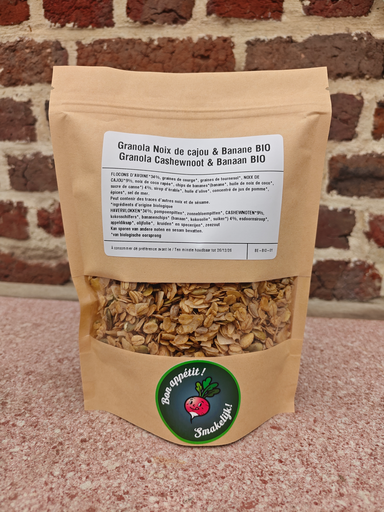 Granola Noix de cajou & Banane BIO (300gr)